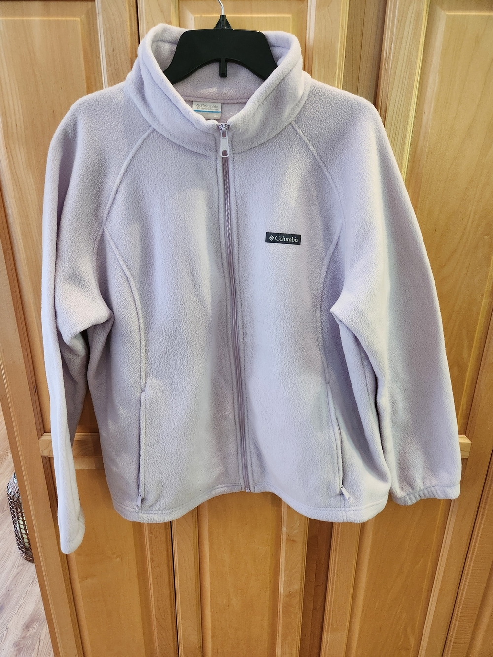Columbia Light Lavender Full-Zip Fleece Jacket